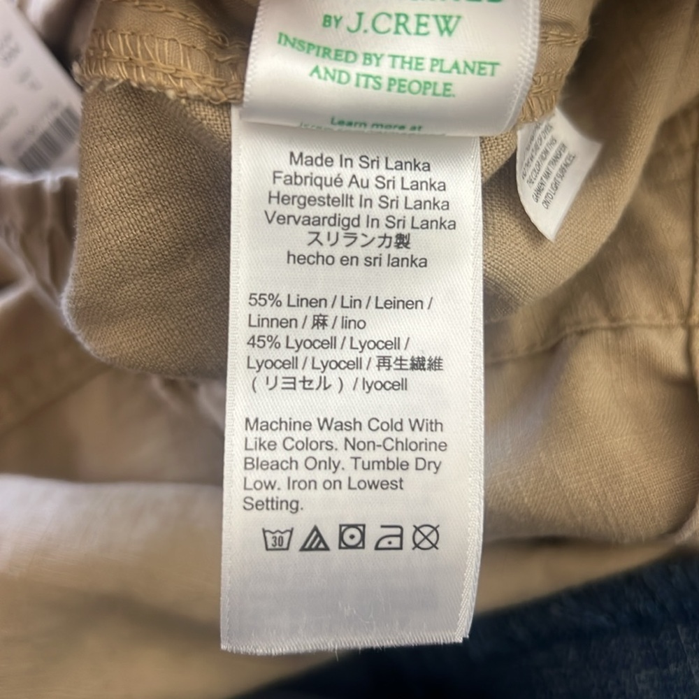 J. Crew Women’s Khaki Chinos Size LT - Picture 8 of 10